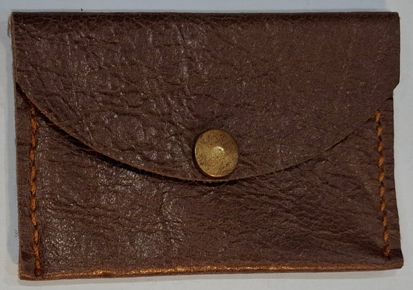Handstitched Leather Mini Purse/Card Holder